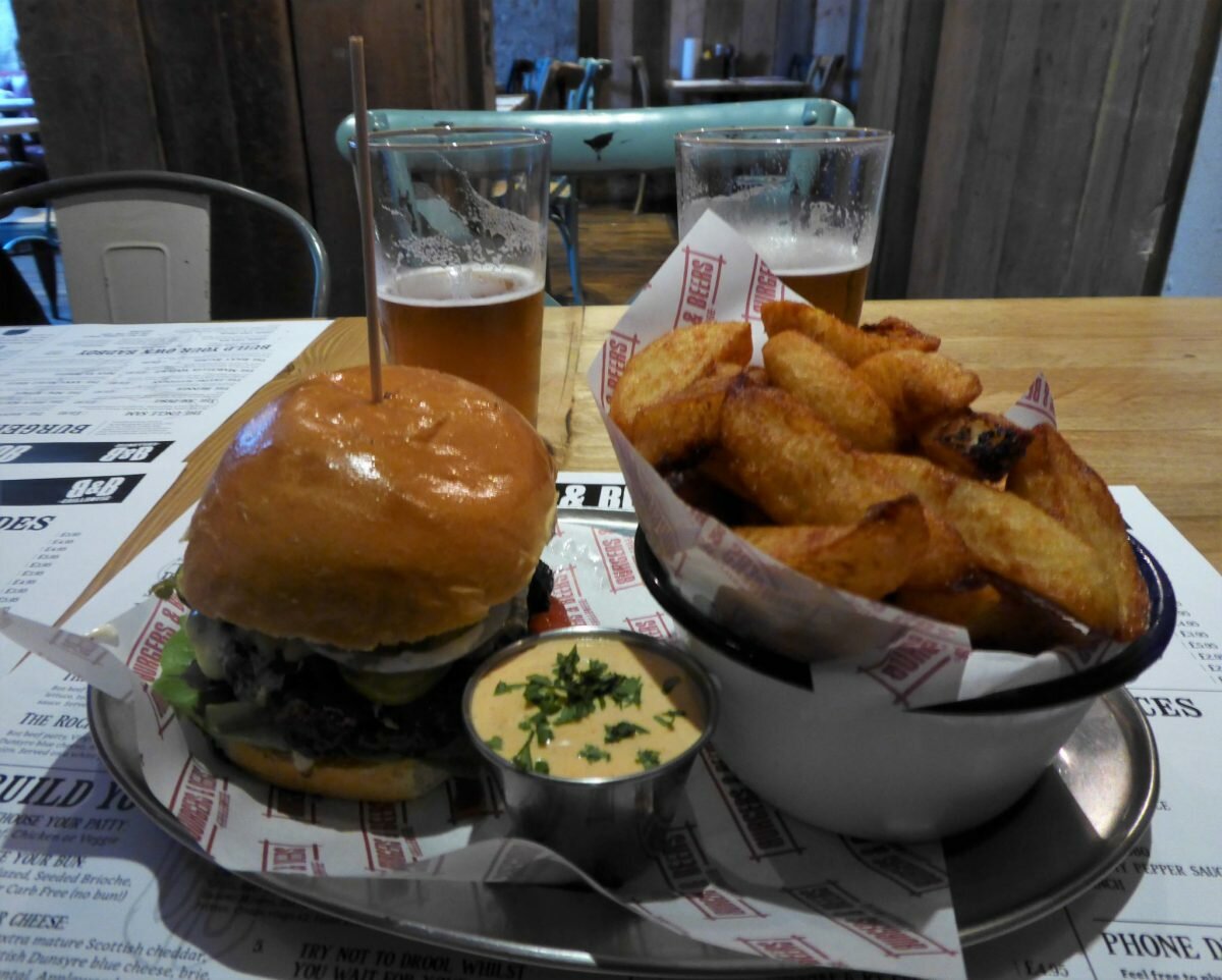 The best burger in edinburgh