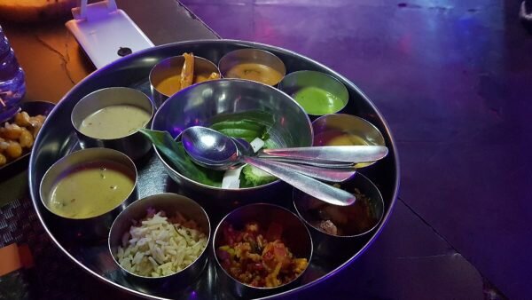 curry dishes at lords restaurant in sri lanka