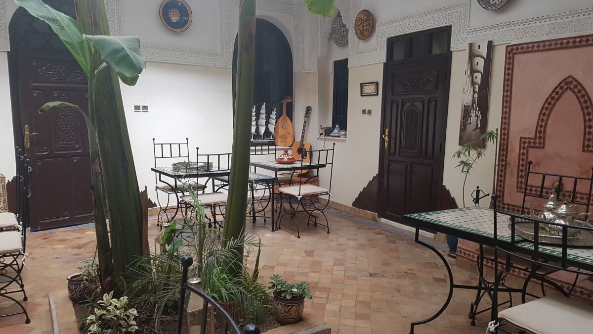 dining area at Riad Abaca Badra