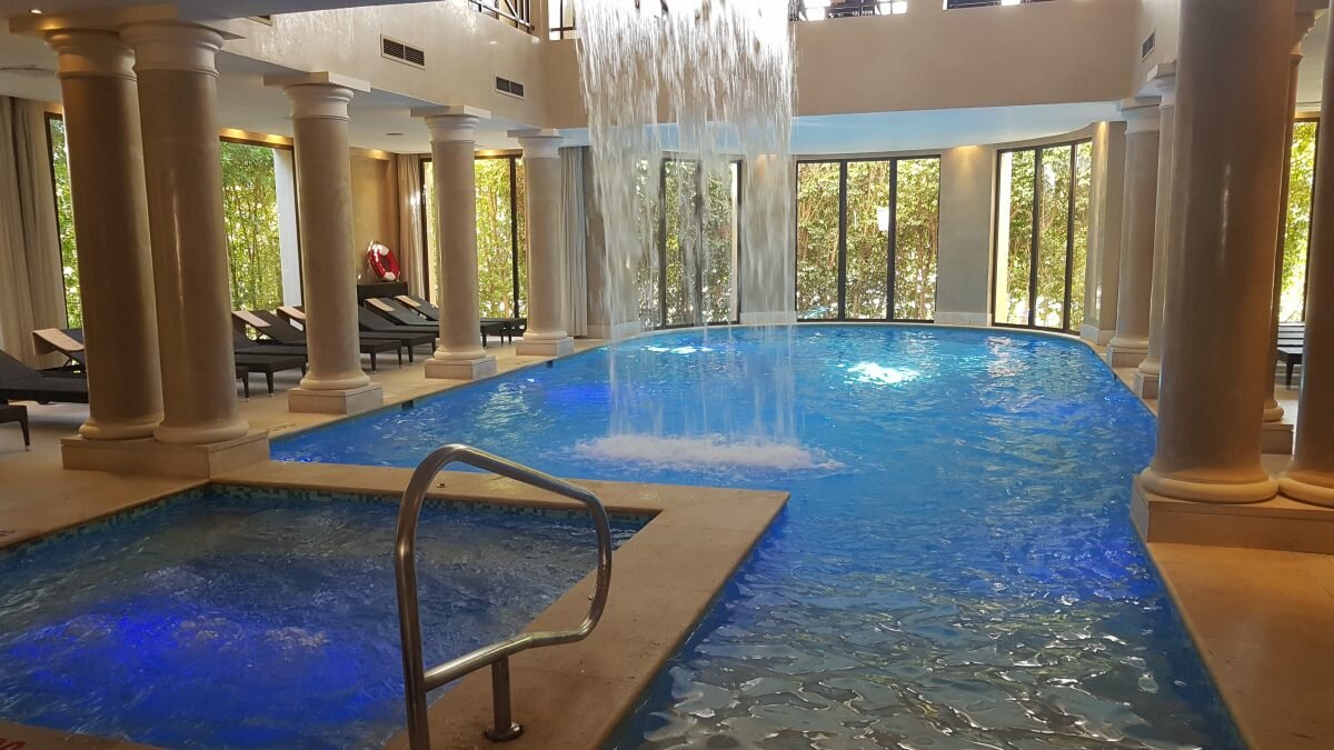swimming pool at the mivida spa