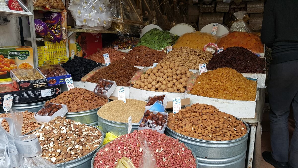 spices and nuts in morocco